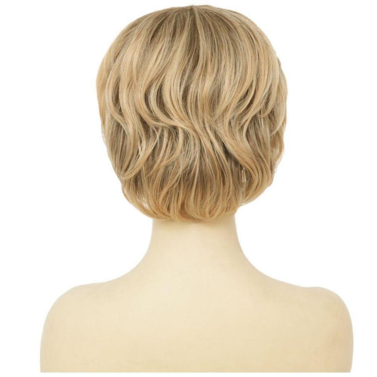 Blonde Pixie Cut Perücke – Kurz, Schichtig, Hitzebeständig
