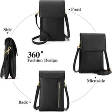 Umhängetasche Damen Handy Crossbody Tasche RFID-Schutz Vegan