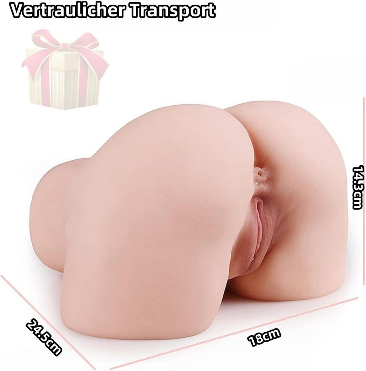 Masturbator Sextoy für Männer 2 in 1 Taschenmuschi