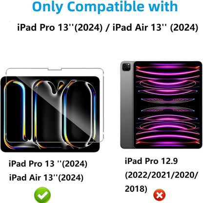 QULLOO iPad Pro 13''/Air 13 Zoll 2024 Panzerglas Schutzfolie