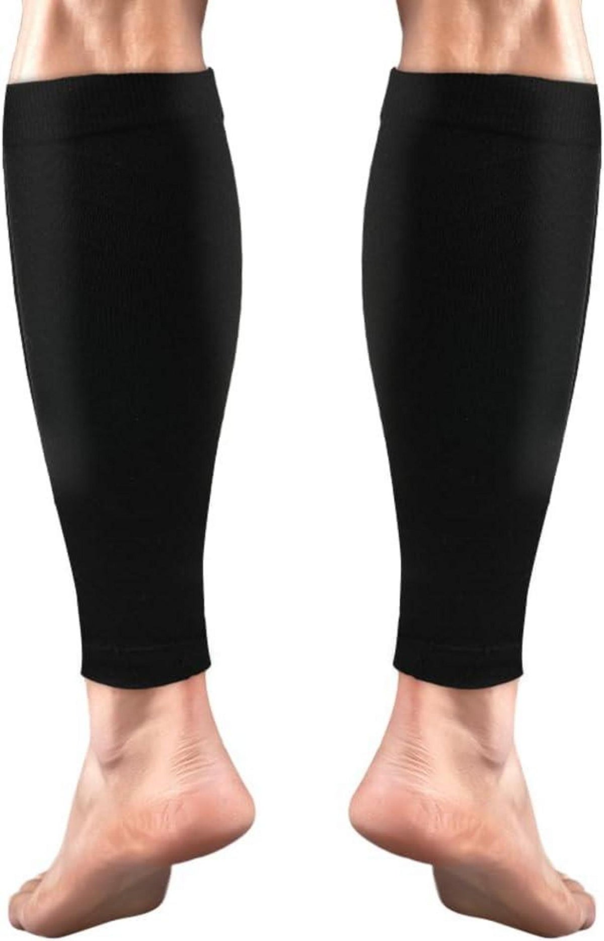 Kompressionsstrümpfe Sport Laufen Schwarz 15-21mmHg
