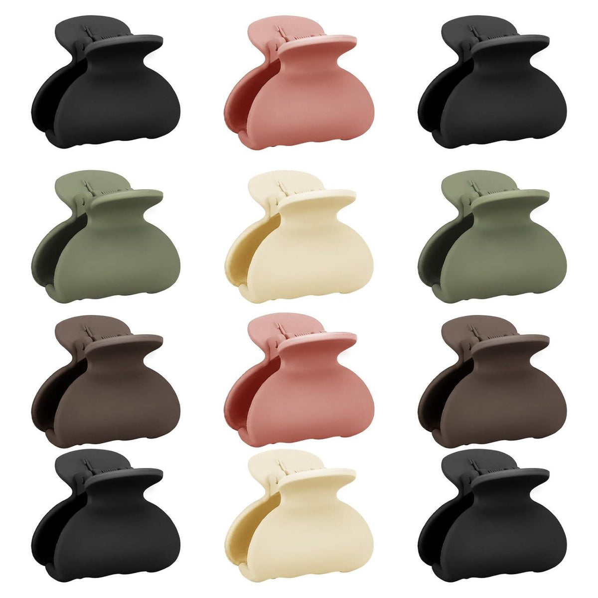 12er Set Haarklammern für Damen und Mädchen