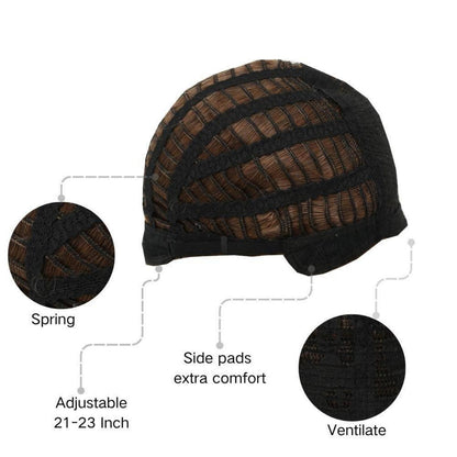 Braune Lockenperücke Herren – Kurz, Kunstfaser, Party & Alltag