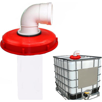 IBC Deckel Filter 90° auswaschbar für Regenwassertank 245mm