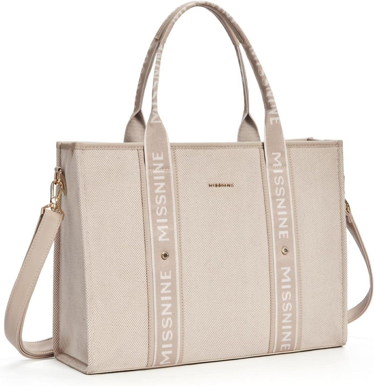 Tragetasche Canvas-Laptoptasche 15,6 Zoll Handtasche große
