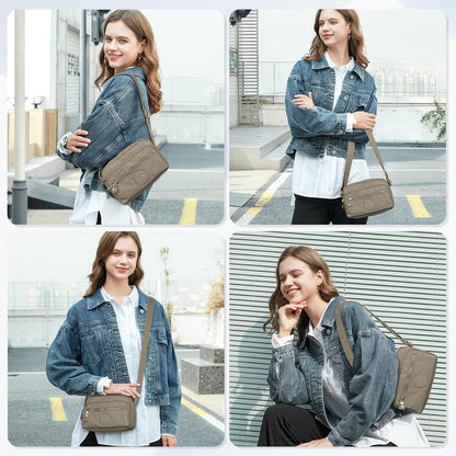 TEUEN Kleine Schultertasche Damen Leichte Wasserdichte Nylon