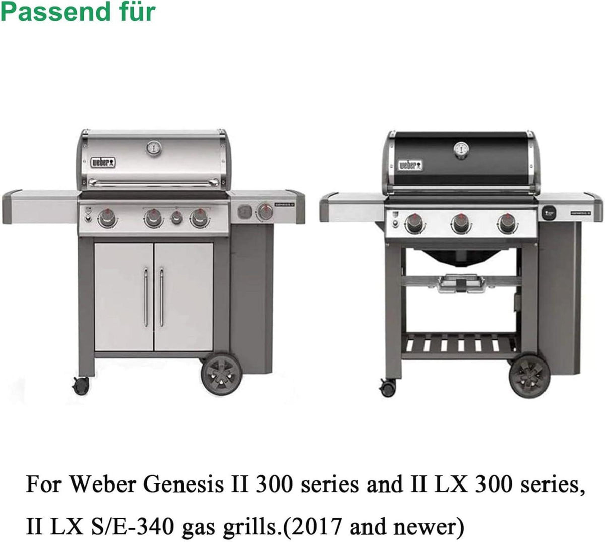 43,5CM Grill Flavorizer Bars Aromaschienen Weber Genesis II E-310