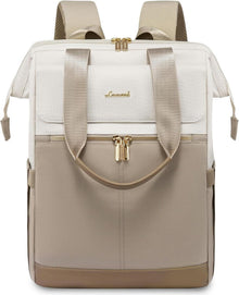 Wasserdichter Damen Laptop Schulrucksack 15,6 Zoll 2 in 1