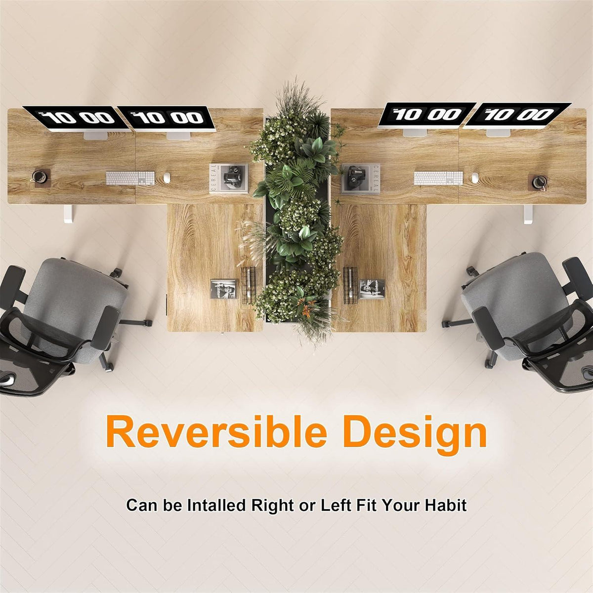 Elektrischer L-förmiger Schreibtisch höhenverstellbar 160x140 cm Ergonomischer Computertisch