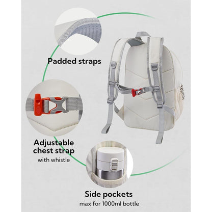 12L Wanderrucksack Mini Sport Backpack für Damen Herren Beige
