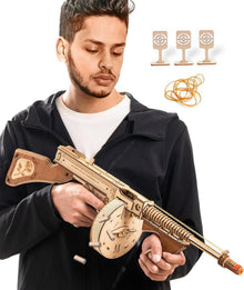 ROKR 3D Puzzle Holz Thompson Submachine Bausatz für