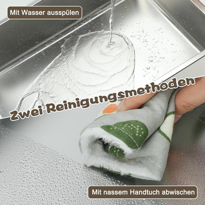 Katzentoilette aus Edelstahl für Katzen und Kaninchen, 2er