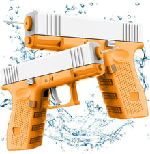 2er Set Mini Wasserpistolen mit großer Reichweite für Kinder im Freien