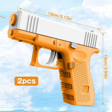 2er Set Mini Wasserpistolen für Kinder Orange ???????? 10-12m