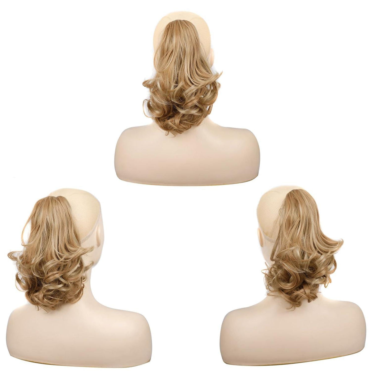 Pferdeschwanz Clip-in Extension – Sandblond & Natürliches Blond