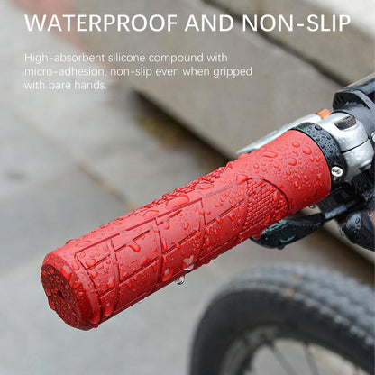 Ergonomische Fahrradgriffe Rot – 22mm Universal