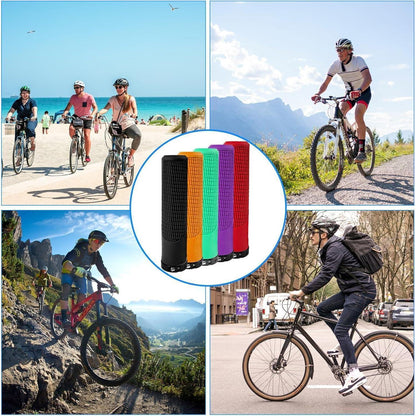 Ergonomische Fahrradgriffe Rot – 22mm Universal
