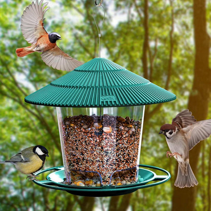 Vogelfutterhaus zum Aufhängen für Wildvögel Wetterfest 3 lb