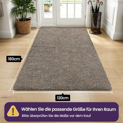 Fußmatte Innen Braun-Blau 120x180 cm – Rutschfest & Saugfähig