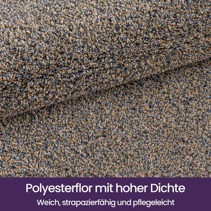 Fußmatte Innen Braun-Blau 120x180 cm – Rutschfest & Saugfähig