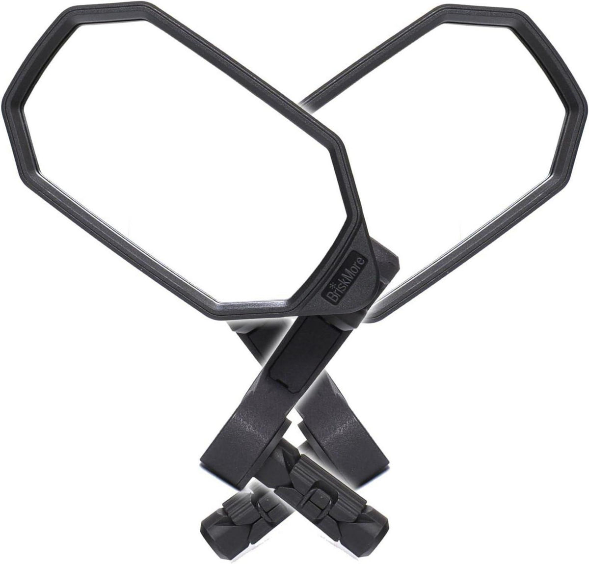 Fahrradspiegel mit konvexer Glaslinse für E-Bike Lenker 1 Paar
