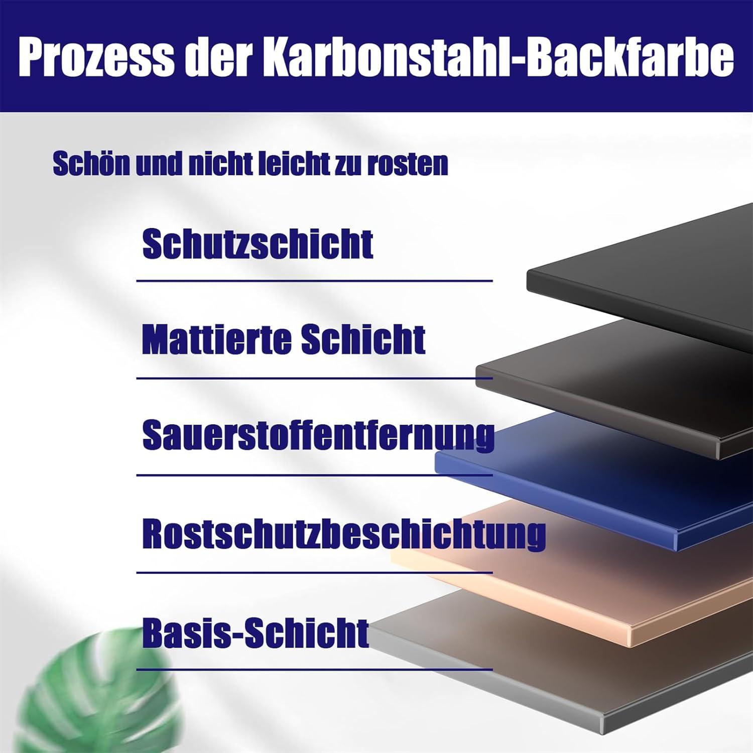 Kimfead 2-stufiges Mikrowellen Regal, Küchenregal Ausziehbar 40-65cm, 6