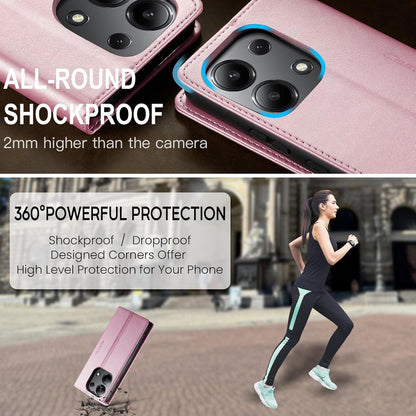 Handyhülle Xiaomi Redmi Note 13 4G Premium Leder Tasche Flip Case Standfunktion