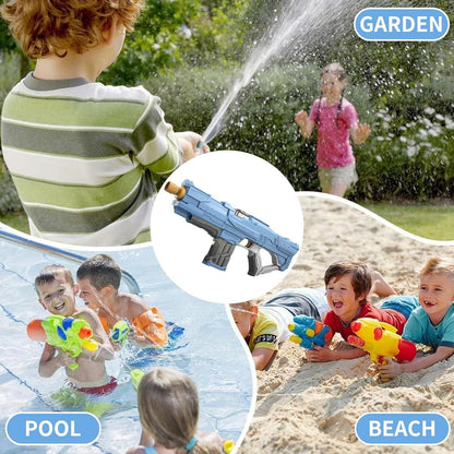Elektrische Wasserpistole mit großer Reichweite und Kapazität, für Kinder und