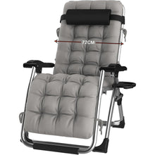 Klappbarer Gartenliege Ergonomisch Stabil, 240kg Belastbar