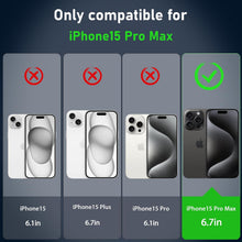 360 Grad Schutz Hülle für iPhone 15 Pro Max mit Glas