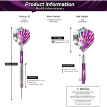 Professionelles Tungsten Steel Dart Set mit 3 Schäften