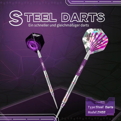 Professionelles Tungsten Steel Dart Set mit 3 Schäften