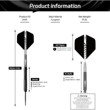 Tungsten Darts Set 23g Steel Tip mit Zubehör und Sharpener