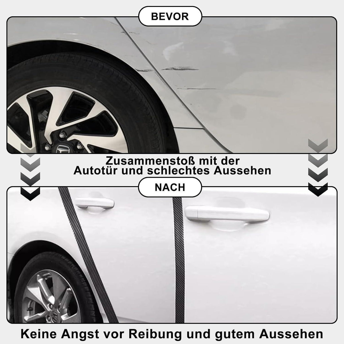 Carbon Folie Auto Lackschutzfolie Schwarz 7x10m