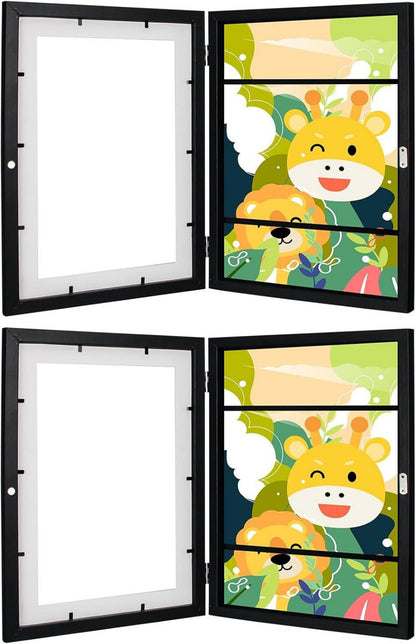 Kunstbilderrahmen Kinder A4 Schwarz Set
