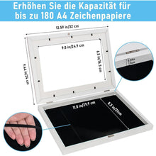 Kunstfotorahmen A4, weiß, 2 Stück - Kinderbilder, öffnbar