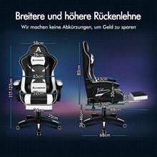 Ergonomischer Bürostuhl mit Massage-Lendenkissen, 180kg