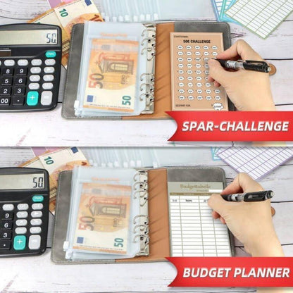 Budget Planner Deutsch Geld Sparen Startset mit 8 Sparchallenges Binderring A6