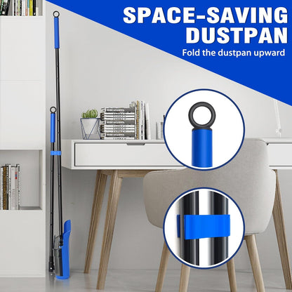 Besen und Kehrschaufel Set Langem Stiel 136 cm Drehbar Camping