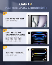 TiMOVO iPad Air 13 Zoll 2024 Hülle mit Stifthalter und