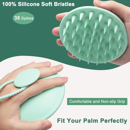 Silikon Kopfhaut Massagebürste für Haarwachstum und Peeling