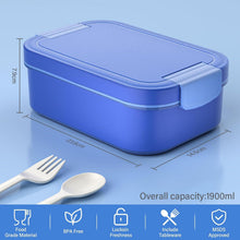 LEIKEEGO Lunchbox 1900ml Bento Box Auslaufsicher Erwachsene