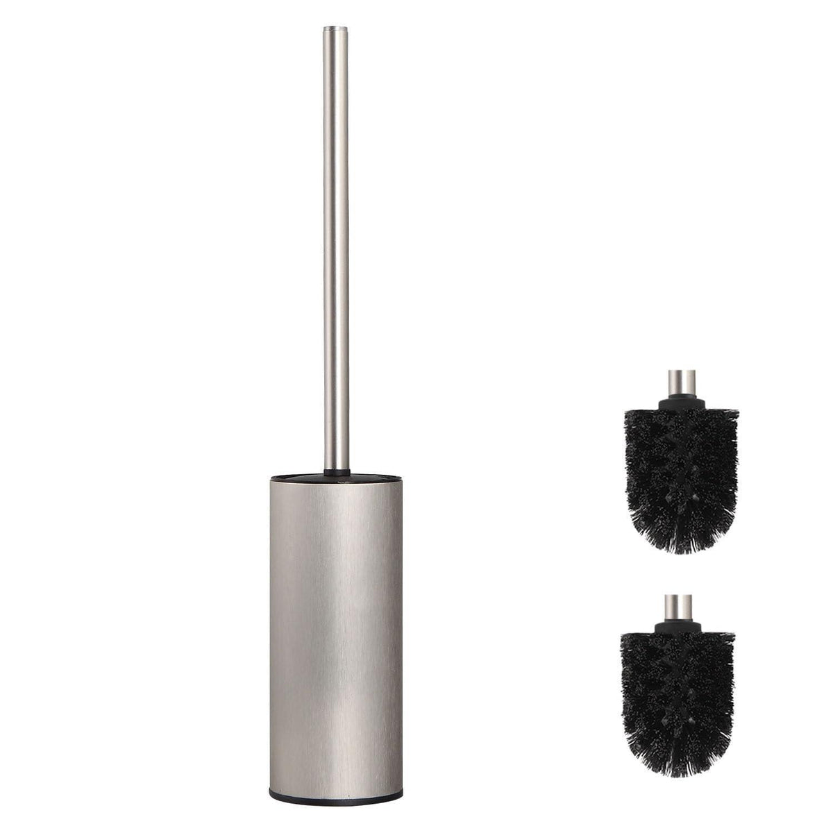 Toilettenbürste & Halter aus gebürstetem Nickel Edelstahl