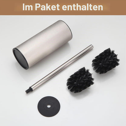 Toilettenbürste & Halter aus gebürstetem Nickel Edelstahl