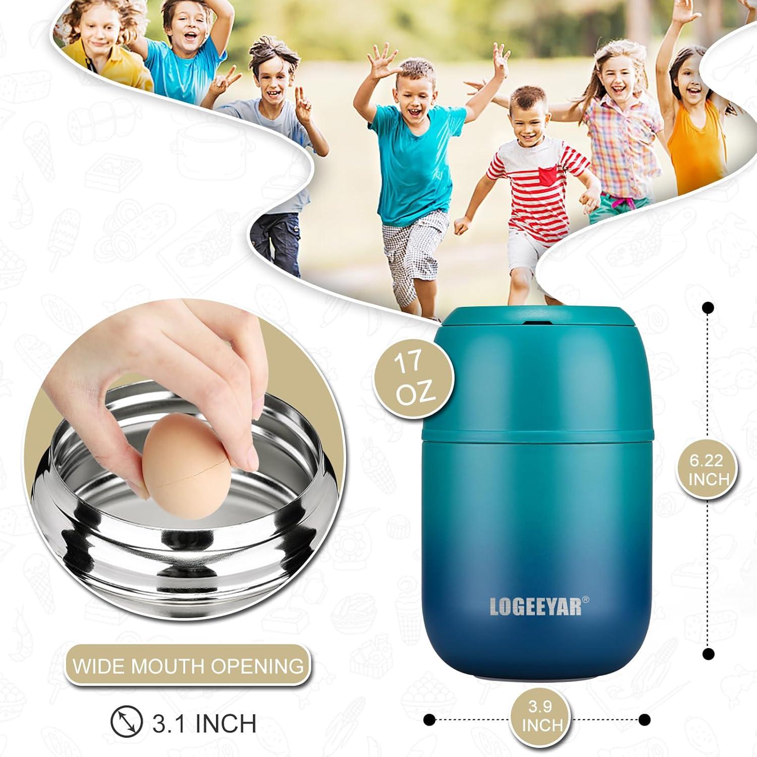 Isolierte Thermobehälter für Essen 500ml Edelstahl mit faltbarem