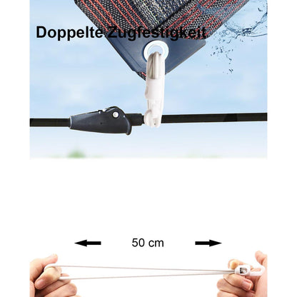 Spanngummis mit Haken 50er Set - 25cm Expander für Camping & Planen