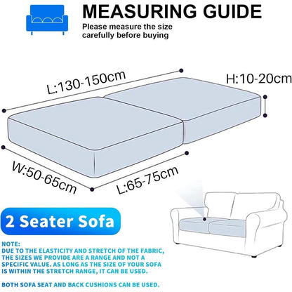 Samt Sofaüberzug Stretch – Rosa, 1-Sitzer*2