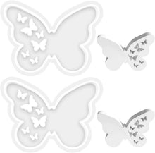 Silikonform Schmetterling Gießform Gipsform Kerzen Sommer 2pcs