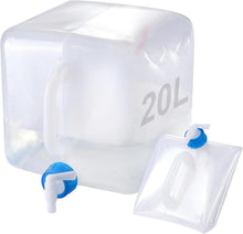 Faltbarer Wasserkanister mit auslaufsicherem Hahn 10L/20L