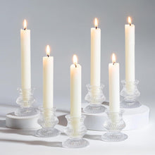 Moderne Glas Kerzenhalter Set für dekorative Tischdekoration